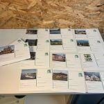 Bund Bildpostkarten P125 komplett, postfrisch,