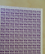 Bund 349y Bogen postfrisch Druckerzeichen 5