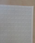 Bund 349y Bogen postfrisch Druckerzeichen 5