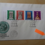 Ungarn 3060/63 Denkmalschutz geschnitten FDC
