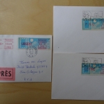 Frankreich ATM 6x 3 FDC Ars sur Formans