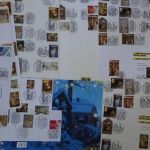 Österreich selbstgemachte Blätter mit Christkindl Sonderstempel