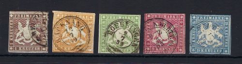 C) Württemberg Mi 6-10 °, 9-10 signiert, ME 1.895€