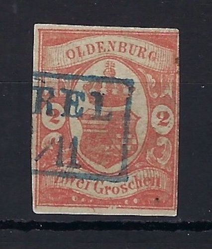 C) Oldenburg Mi 13 ° geprüft Brettl, ME 550€
