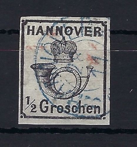C) Hannover Mi 17 y ° vollrandig, signiert Bühler, ME 250€
