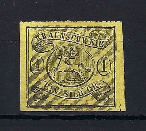 C) Braunschweig Mi 11 B ° geprüft Pfenninger, Me 1.000€