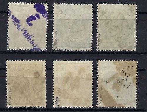 Ost Sachsen 6 Werte aus Mi 166-171 ** alle gepr. Dr. Modry BPP