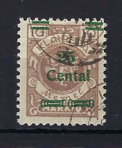 Memel / Klaipeda Mi 214 ° gepr. Dr. Petersen BPP, ME 150€