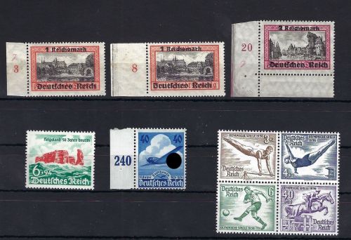 DR Zusammenstellung aus Mi 603-750 **, ME 315€