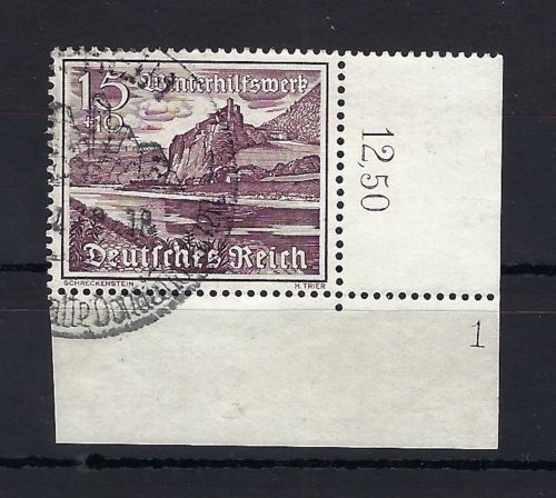 DR Mi 736 BE UR ° mit Pl. Nr. 1