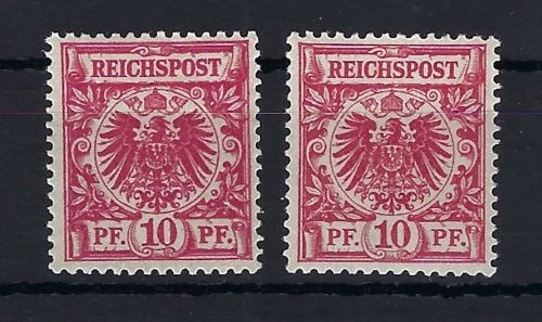 DR Mi 47 d + da **, geprüft BPP, ME 180€