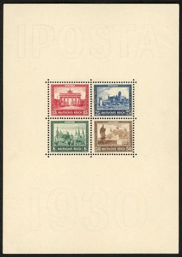 C) DR Iposta 1935, Block 1 ** gepr. Schlegel BPP, ME 1.600€