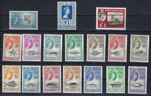 Englische Gebiete * Solomon I., Cayman I., Tristan da Cunha, Turks...