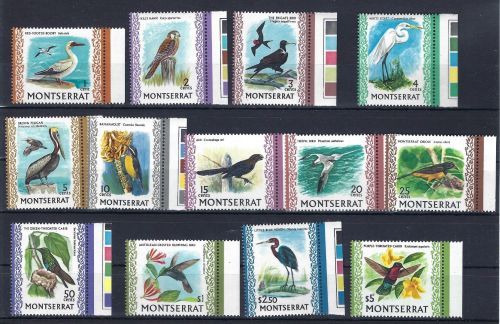 Montserrat Einheimische Vögel, Mi 230-242 **