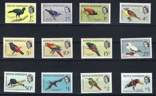 Britisch Honduras Vögel Mi 164-175**