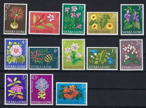 Sierra Leone Blumen Mi 208-220 **