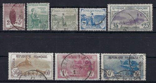 Frankreich Mi 128-135 °, Mi 133-135 Fotobefund Diena, ME 2.000€