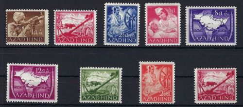 Nationales Indien Mi I-VI A, VIII-X A **, ME 48€