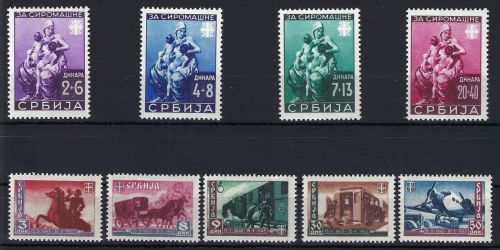 D. Bes. Serbien 82-85, 94-98 **, ME 120€