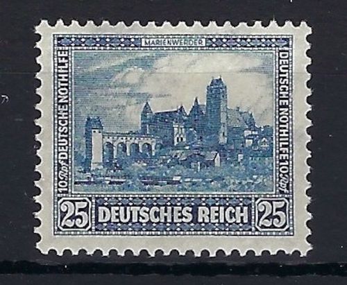 DR Mi 452 b (blau) ** tiefst gepr. Schlegel BPP, ME 600€