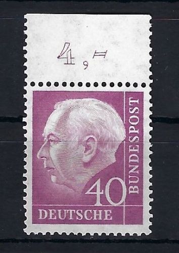 Bund Mi 188 P OR ** ungefaltet