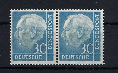 Bund Mi 187 ** waagerechtes Paar ungefaltet und enwandfrei, ME 100€