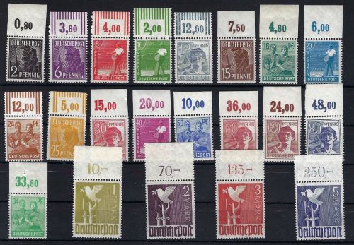 All. Besetzung Mi 943-962 P OR / W OR **, ME 48€