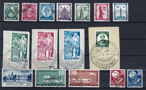 C) Baden gest. Zusammenstellung, meist gepr. Schlegel BPP, ME 593€