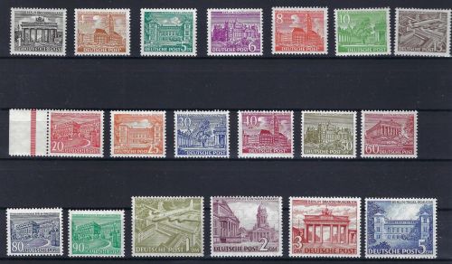 C) Berlin Mi 42-60 **, ME 750€