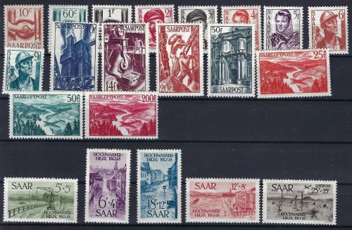 C) Saarland Mi 239-259 **, ME 152€