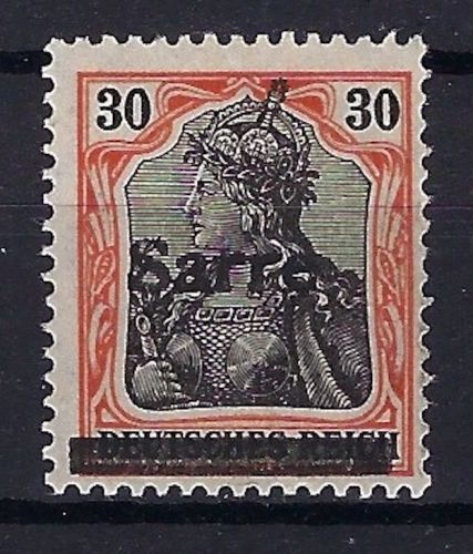 C) Saargebiet Mi 10 y III ** einwandfrei, gep. Braun BPP, ME 480€