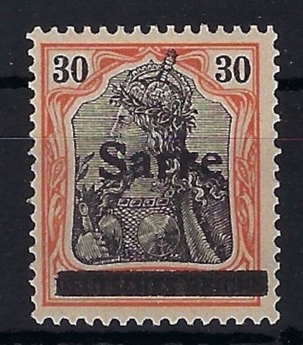 C) Saargebiet Mi 10 y ** gepr. Burger BPP, ME 480€