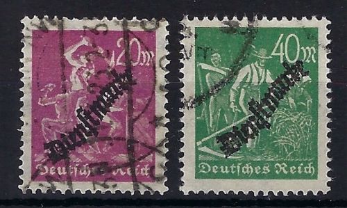 C) DR Dienst Mi 75y, 77b ° und gep. Infla Berlin / BPP, ME 300€