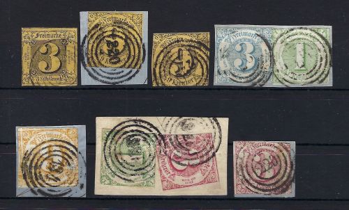 A) Thurn u. Taxis Lot aus Mi 6 b-32 ° meist BPP geprft, ME 226€