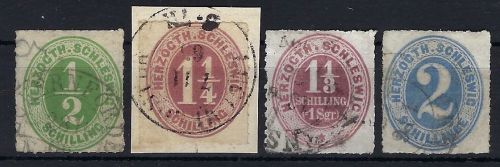 A) Schleswig Holstein Mi 13-16 ° gepr. Møller / Engel BPP, ME 250€