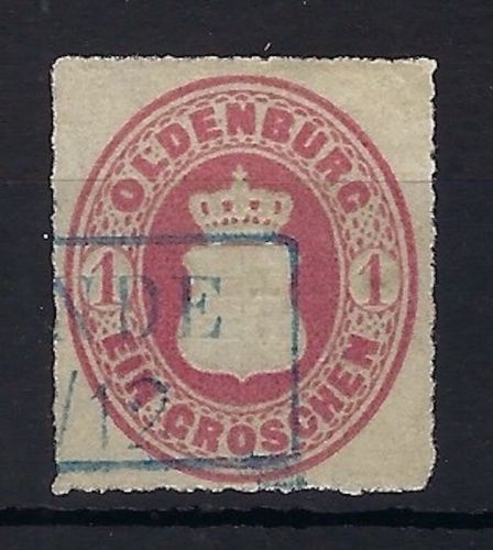 A) Oldenburg Mi 17 B ° gepr. Berger BPP, ME 70€