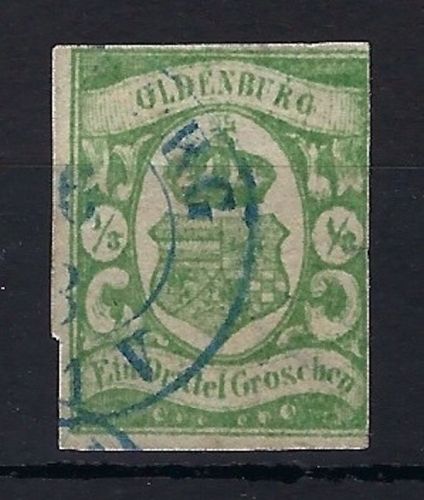 A) Oldenburg Mi 10 a ° gepr. Berger BPP, ME 1.000€