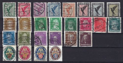 C) DR kompletter Jahrgang 1926 gestempelt, ME 354