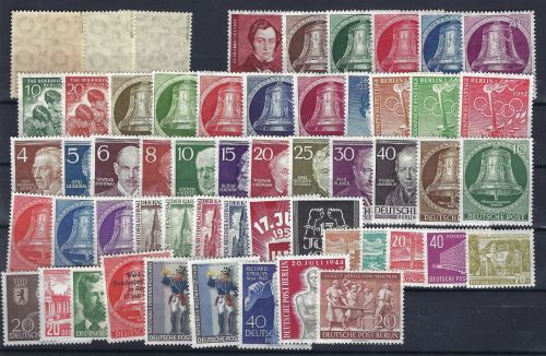 C) Berlin 1950-1954 ° überkomplett, ME 1.100€