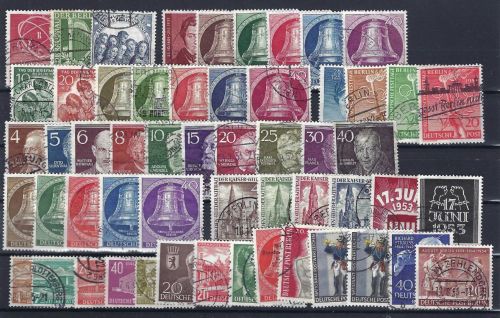 C) Berlin 1950-1954** (1950 gep. Schlegel BPP) überkomplett, ME 1.200€