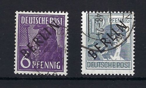 C) Berlin Mi 2x °, 5x °, je gepr. Schlegel BPP, ME 140€