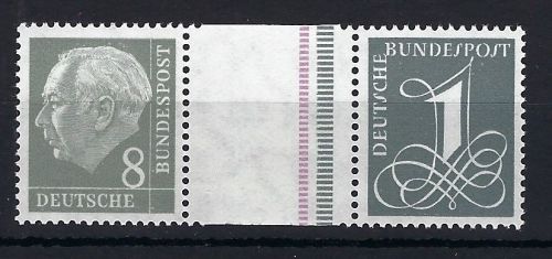 A) Bund ZD WZ 15 aIV ** einwandfrei, ME 90€