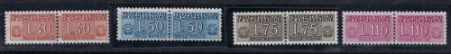 A) Italien Gebührenmarken B Mi 5-8 ** (WZ 4), gute Qualität, ME 950€