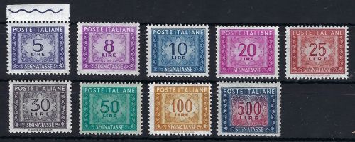 A) Italien Porto Mi 88-94, 96 ** in einwandfreier Qualität, ME 200€