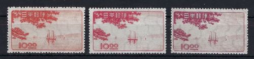 C) Japan Mi 437-439 **, Manukowski Bestand / Den Haag, ME 170€