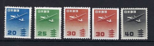 C) Japan Mi 597-600** (599 A/C), Manukowski Bestand/Den Haag, ME 120€