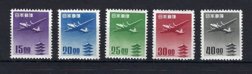 C) Japan Mi 550-554 **, Manukowski Bestand / Den Haag, ME 140€