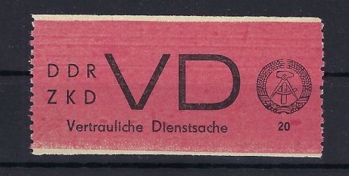 C) DDR Dienst Mi 1 A ** einwandfrei, EM 250€