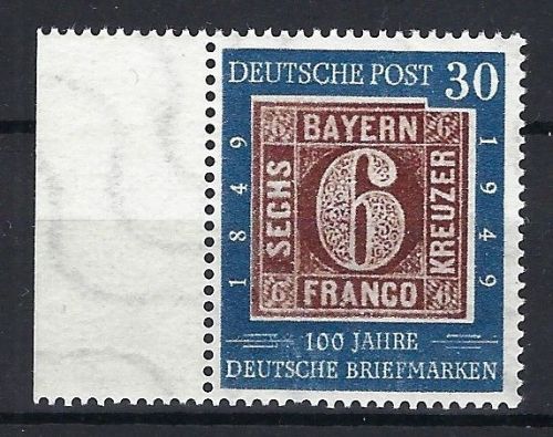 C) Bund Mi 115 ** mit PF V, einwandfrei, ME 180€