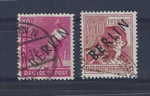 C) Berlin Mi 12 und 14 je ° mit PF V, gep. Schlegel Bpp, ME 630€
